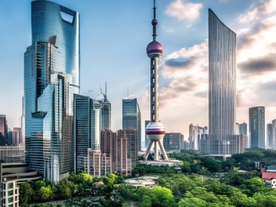 浦东上海的美丽，商贸与城市对话的见证