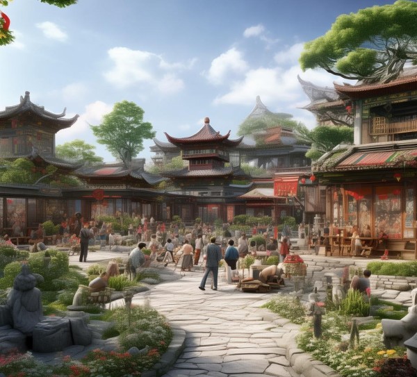 石板商贸服务园，商业智慧与休闲生活并重